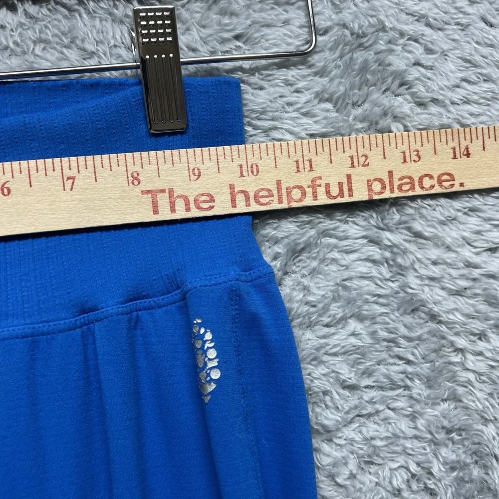 Free People Movement Legging Pants‎ XS Small Blue Good Karma Flare Pull On